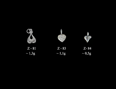 Zawieszki - producent biżuterii srebrnej Ab-AG