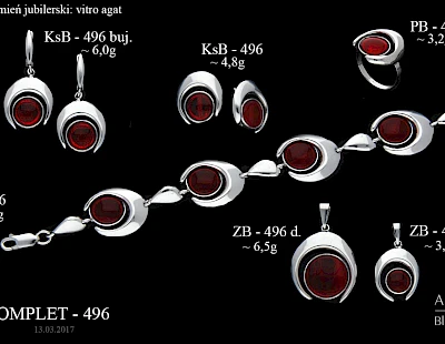 Komplety biżuterii z dodatkami - producent biżuterii srebrnej Ab-AG